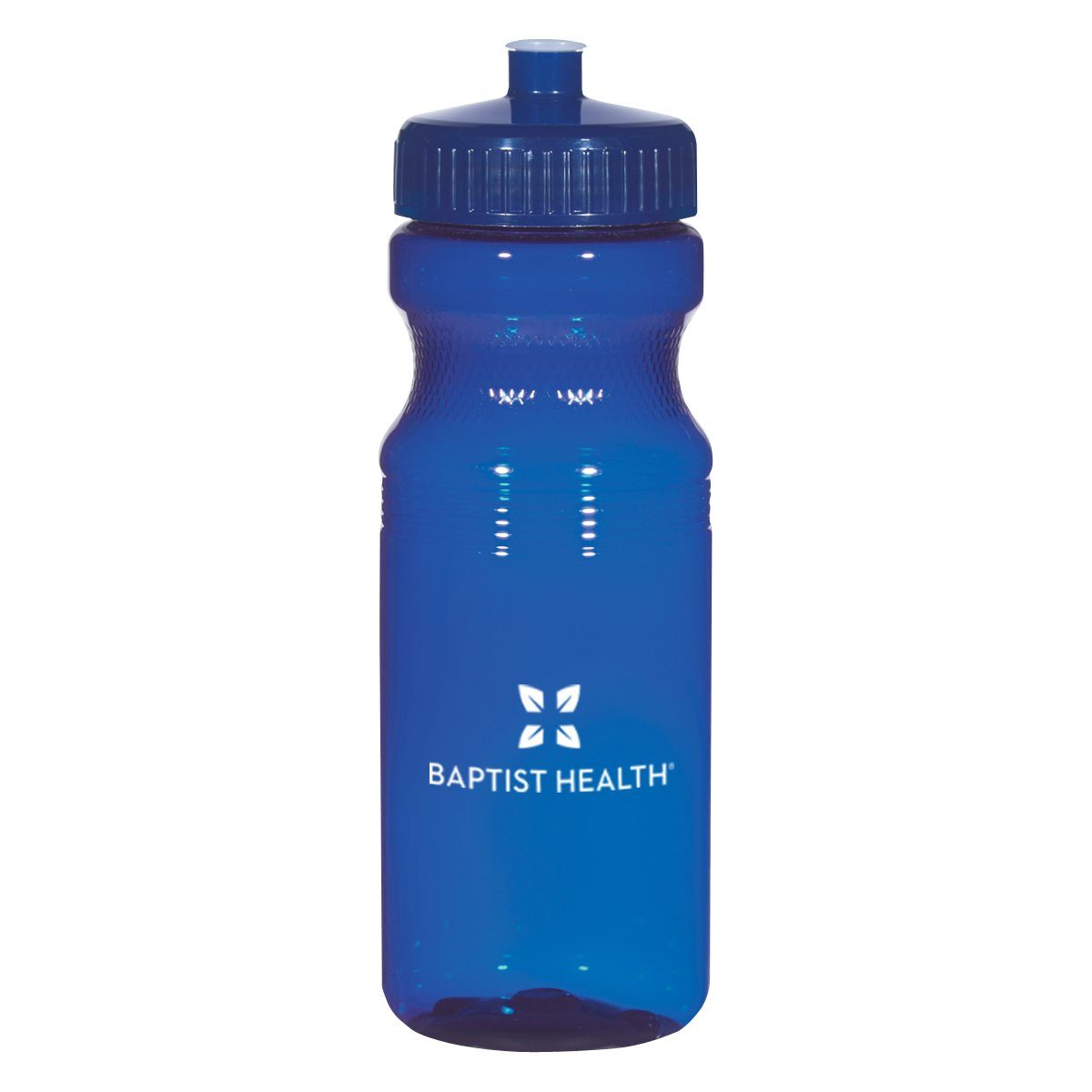 24 oz. Poly-clear™ Fitness Bottle Translucent Navy Multi Color 