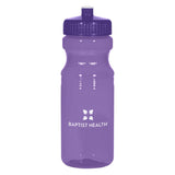 24 oz. Poly-clear™ Fitness Bottle Translucent Purple Multi Color 