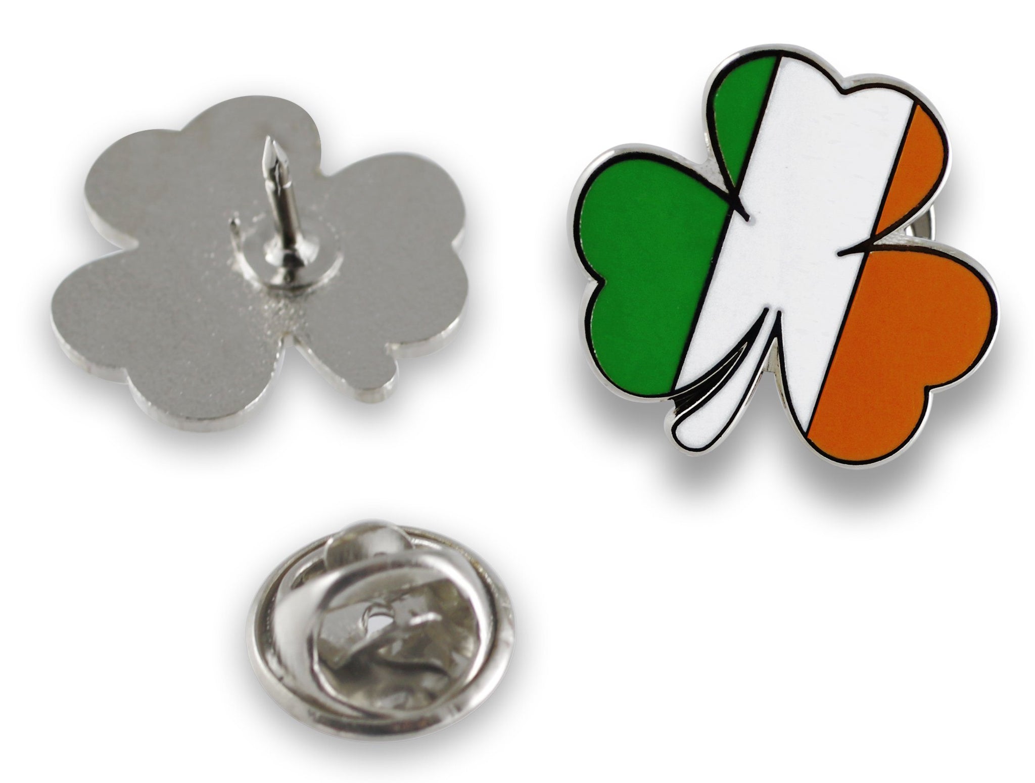 Irish Flag Tricolor Shamrock Enamel Lapel Pins Pin WizardPins 5 Pins 