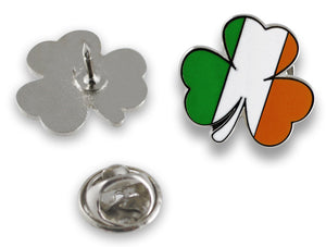 Irish Flag Tricolor Shamrock Enamel Lapel Pins Pin WizardPins 50 Pins 