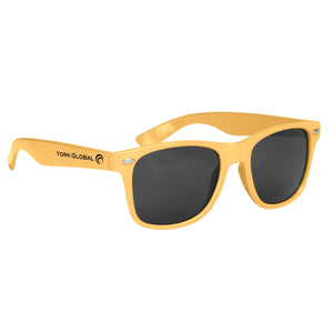 Malibu Sunglasses Sunglasses Hit Promo Athletic Gold Single Color 
