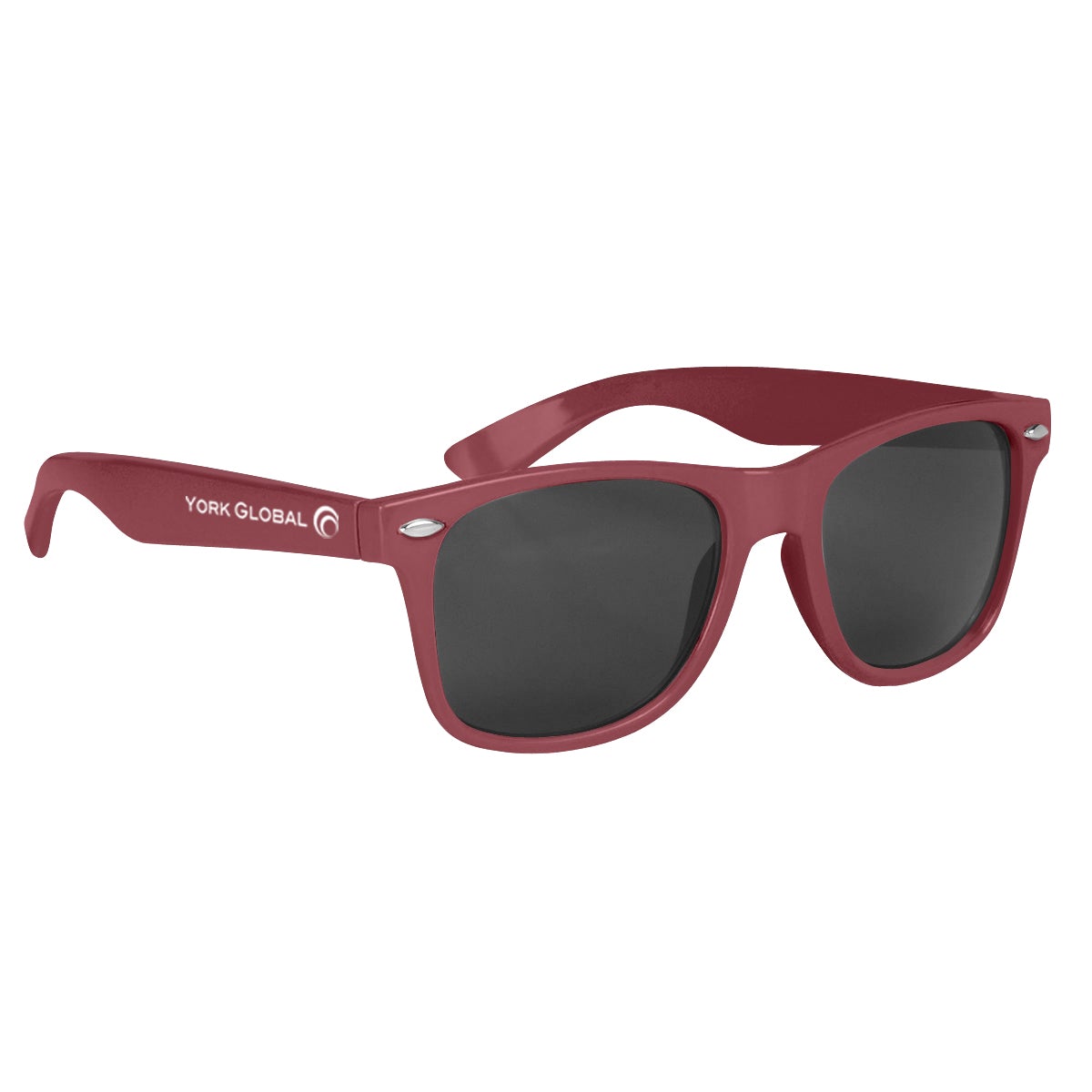 Malibu Sunglasses Sunglasses Hit Promo Maroon Single Color 