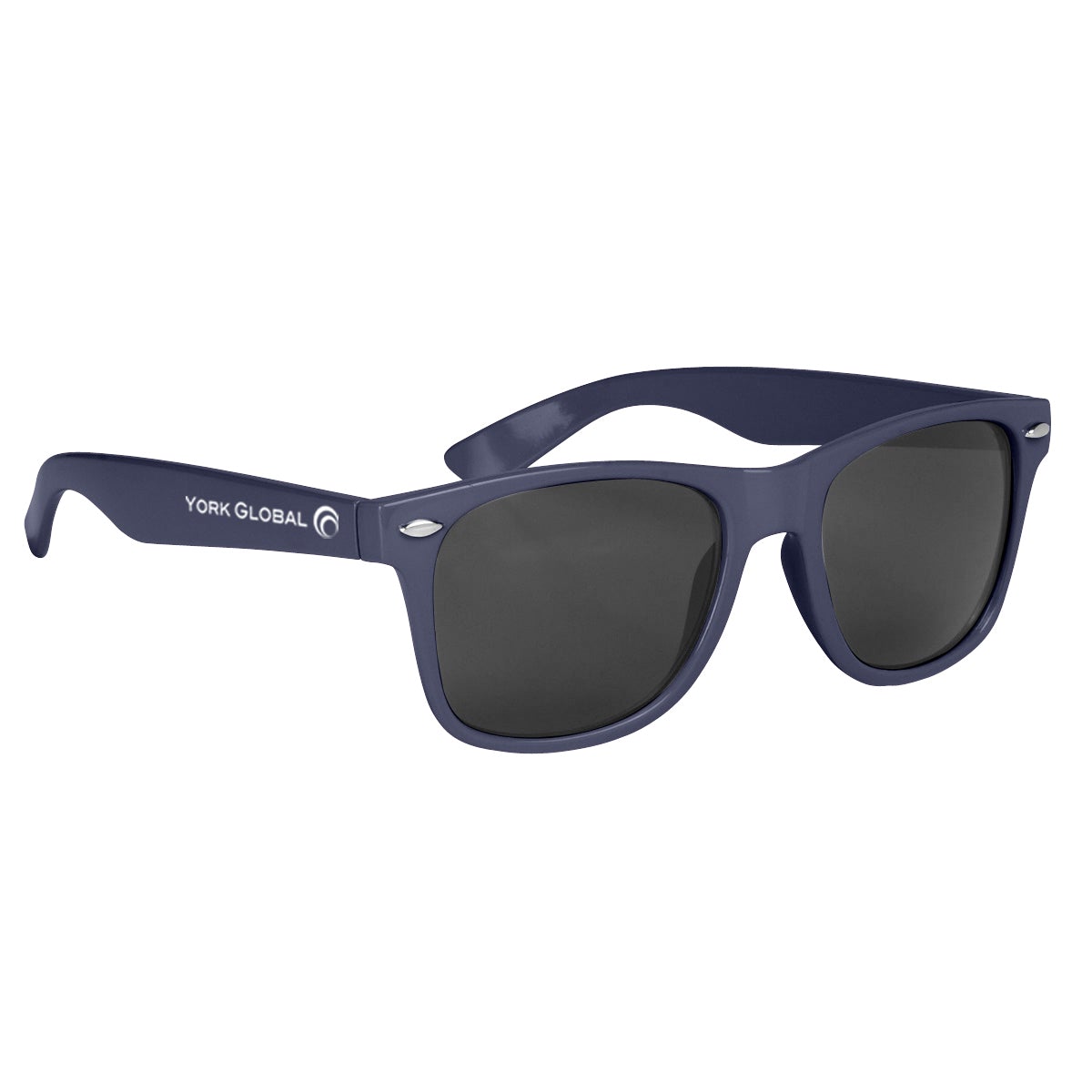 Malibu Sunglasses Sunglasses Hit Promo Navy Single Color 