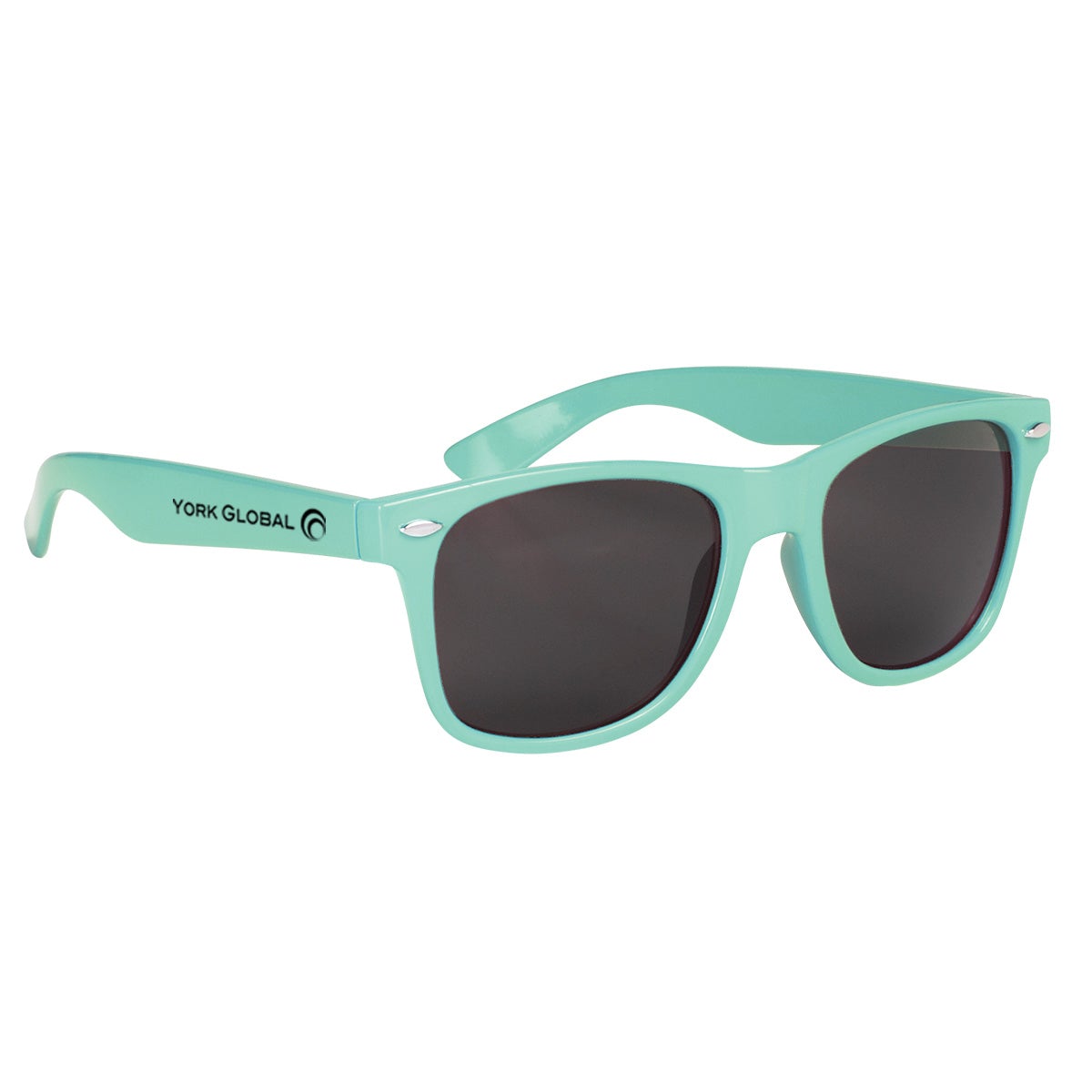 Malibu Sunglasses Sunglasses Hit Promo Seafoam Single Color 