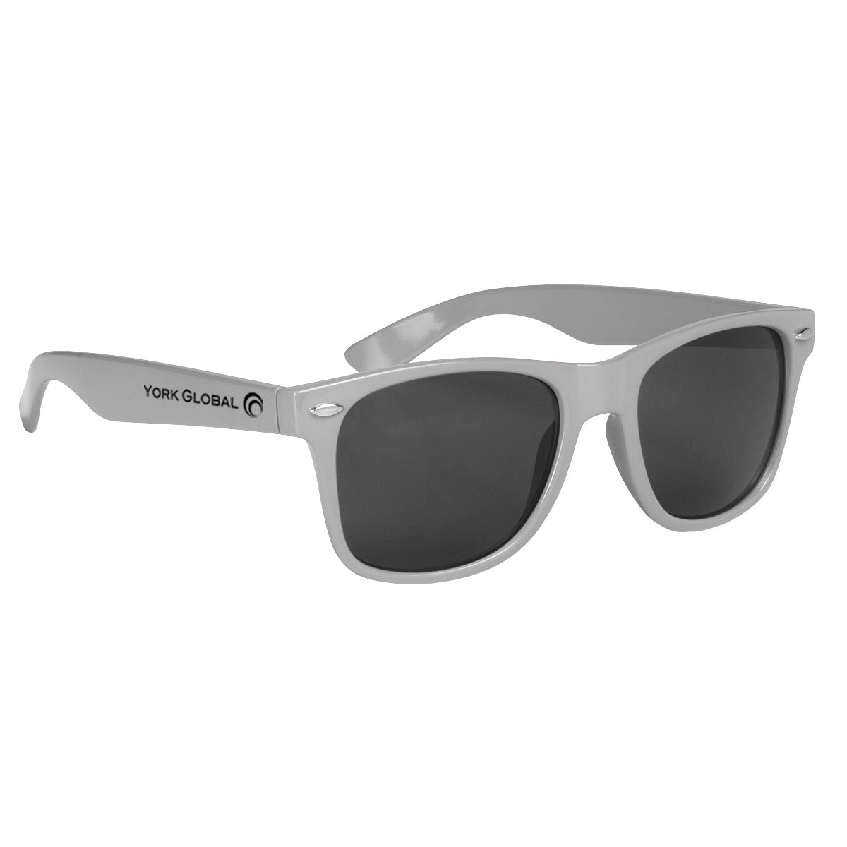 Malibu Sunglasses Sunglasses Hit Promo Silver Single Color 