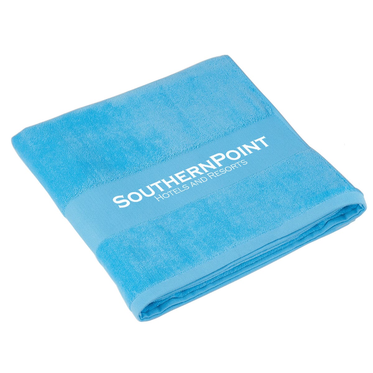 Beach Towel Towels Hit Promo Blue Single Color 