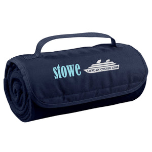 Roll-Up Blanket Blankets Hit Promo Dark Blue Multi Color 