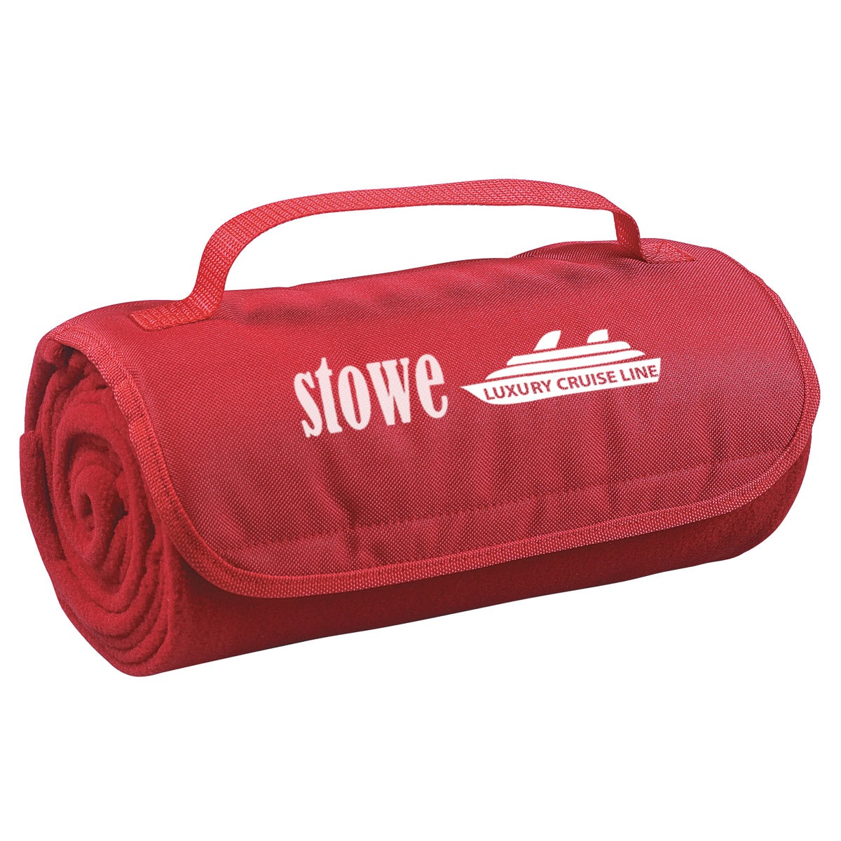 Roll-Up Blanket Blankets Hit Promo Red Single Color 