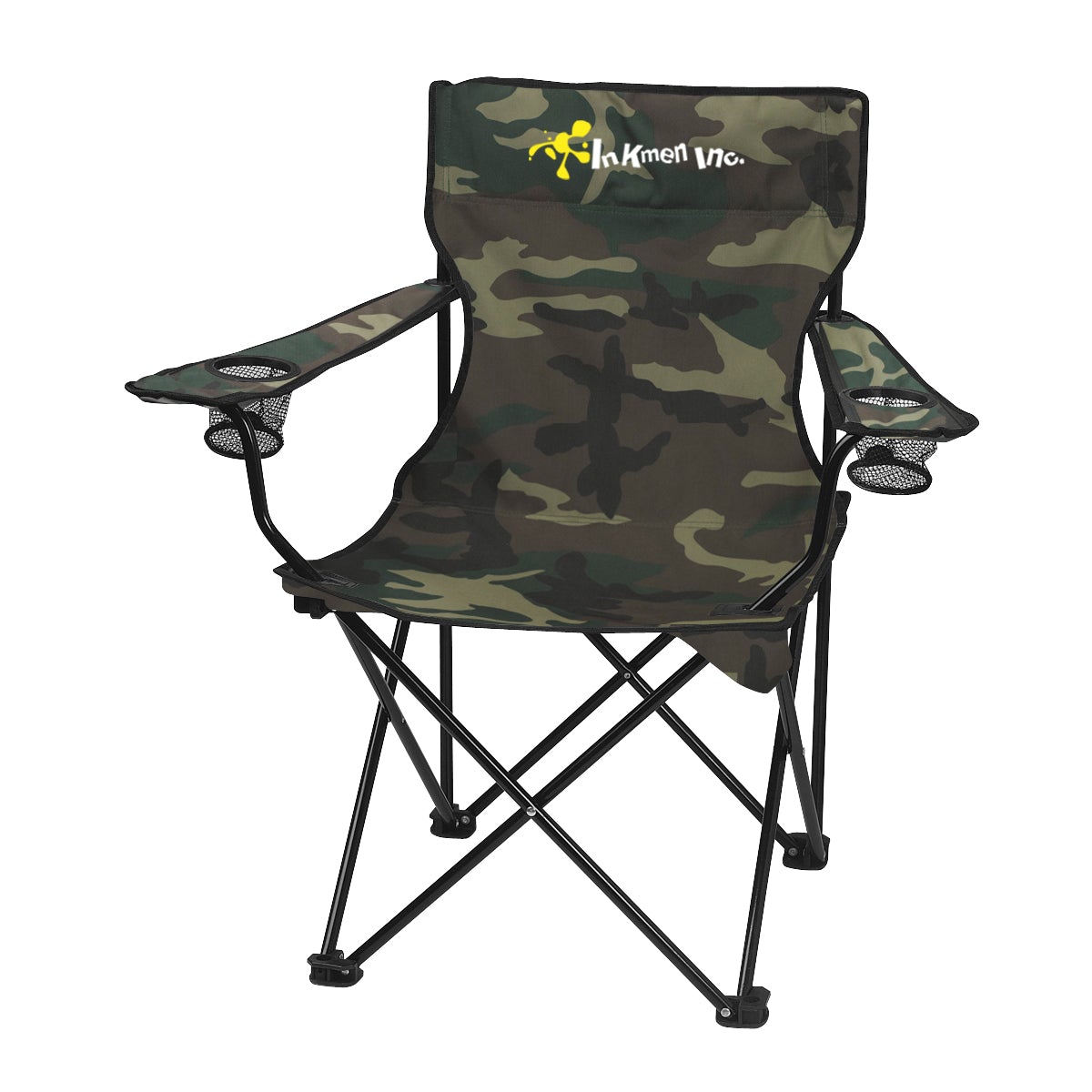 Folding Chair with Carrying Bag Chairs Hit Promo Camouflage Single Color 