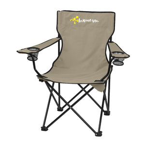 Folding Chair with Carrying Bag Chairs Hit Promo Khaki Single Color 
