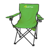 Folding Chair with Carrying Bag Chairs Hit Promo Lime Green Single Color 