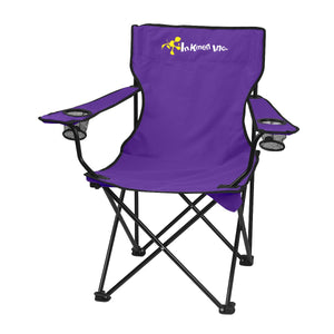 Folding Chair with Carrying Bag Chairs Hit Promo Purple Single Color 