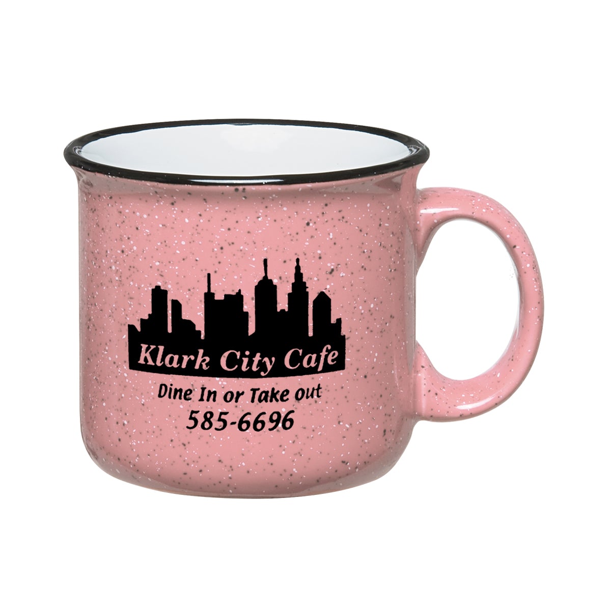 15oz Campfire Mug Coffee Mugs Hit Promo Pink Single Color 