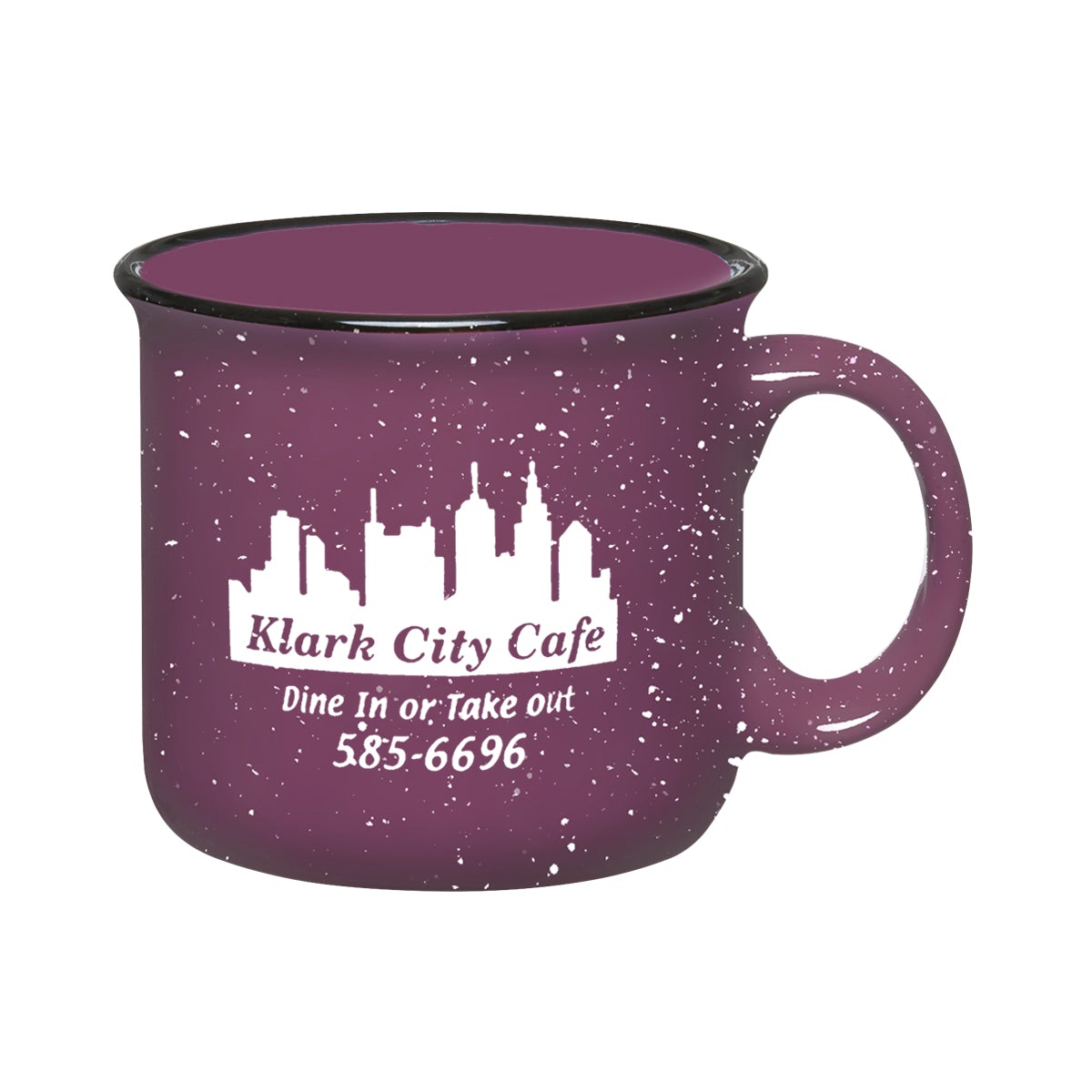 15oz Campfire Mug Coffee Mugs Hit Promo Purple Single Color 