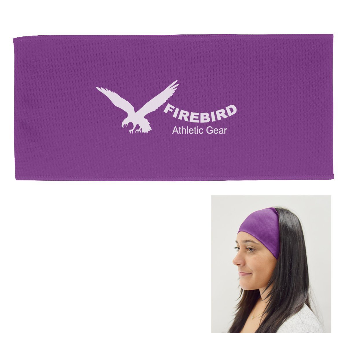 Cooling Headband Purple Single Color 