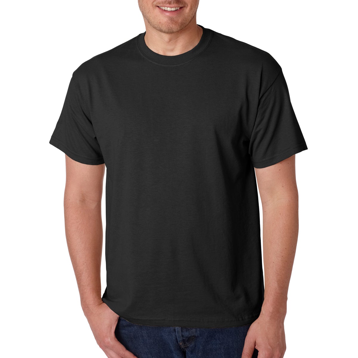 Gildan® Dryblend® T-Shirt T-Shirts Hit Promo Black Single Color S-XL