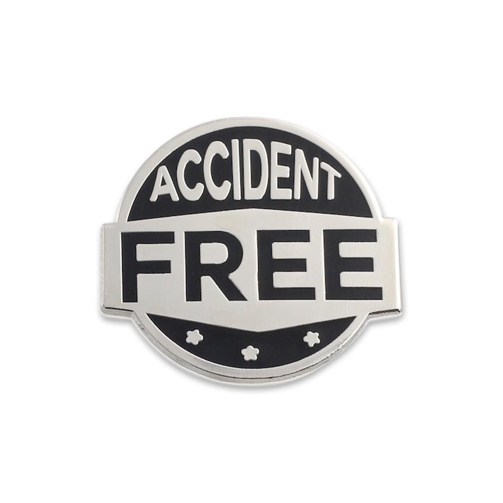 Accident Free Enamel Lapel Pin Pin WizardPins 1 Pin 