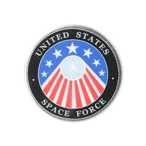 Made in America United States Space Force Printed Lapel Pin Pin WizardPins 1 Pin 