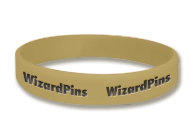 Custom Ink Filled Wristband Antique Gold 1 (Extra Wide)