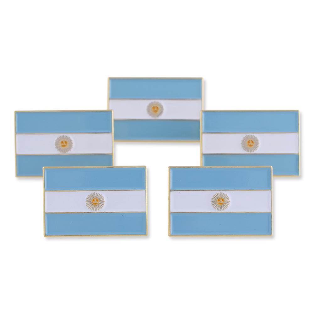 Argentina Flag Enamel Lapel Pin Pin WizardPins 5 Pins 