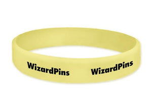 Custom Printed Wristband Banana Cream 0.75 