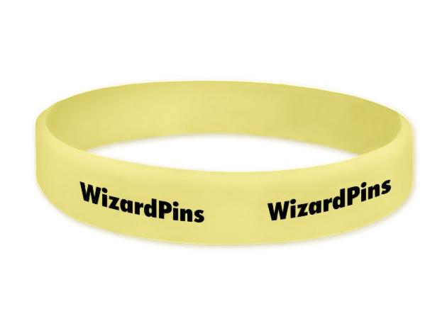 Custom Printed Wristband Banana Cream 0.5 (Most Popular)