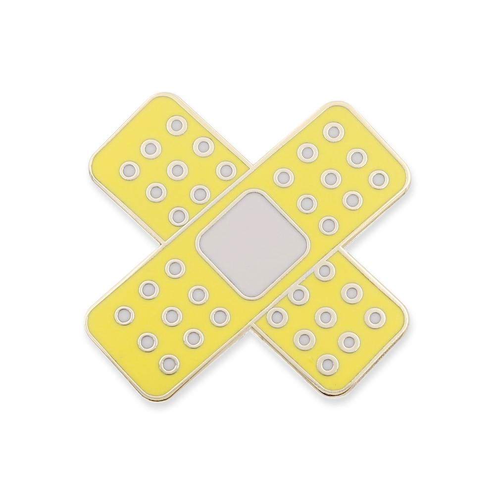 Cross Bandage Hard Enamel Lapel Pin Pin WizardPins 1 Pin 