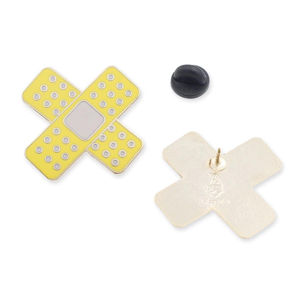 Cross Bandage Hard Enamel Lapel Pin Pin WizardPins 5 Pins 