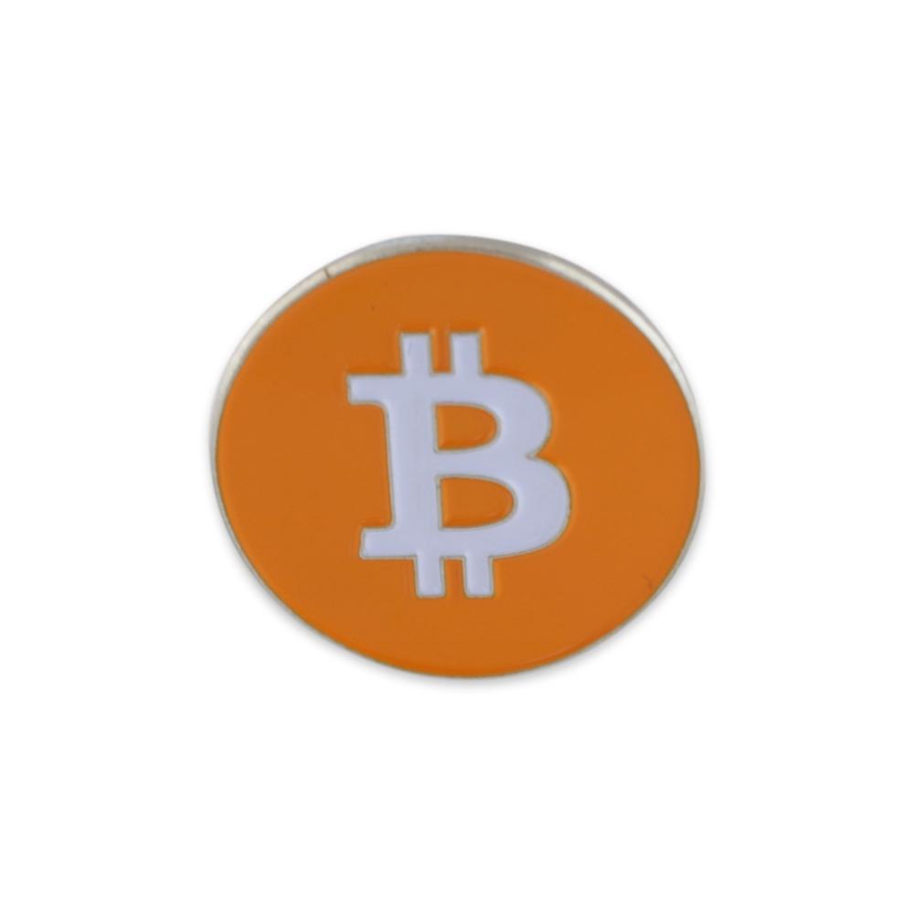Bitcoin Symbol BTC Cryptocurrency Logo Enamel Lapel Pin