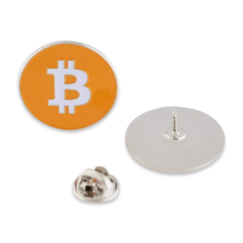 Bitcoin Symbol BTC Cryptocurrency Logo Enamel Lapel Pin