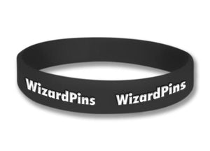 Custom Ink Filled Wristband Black 1 (Extra Wide)