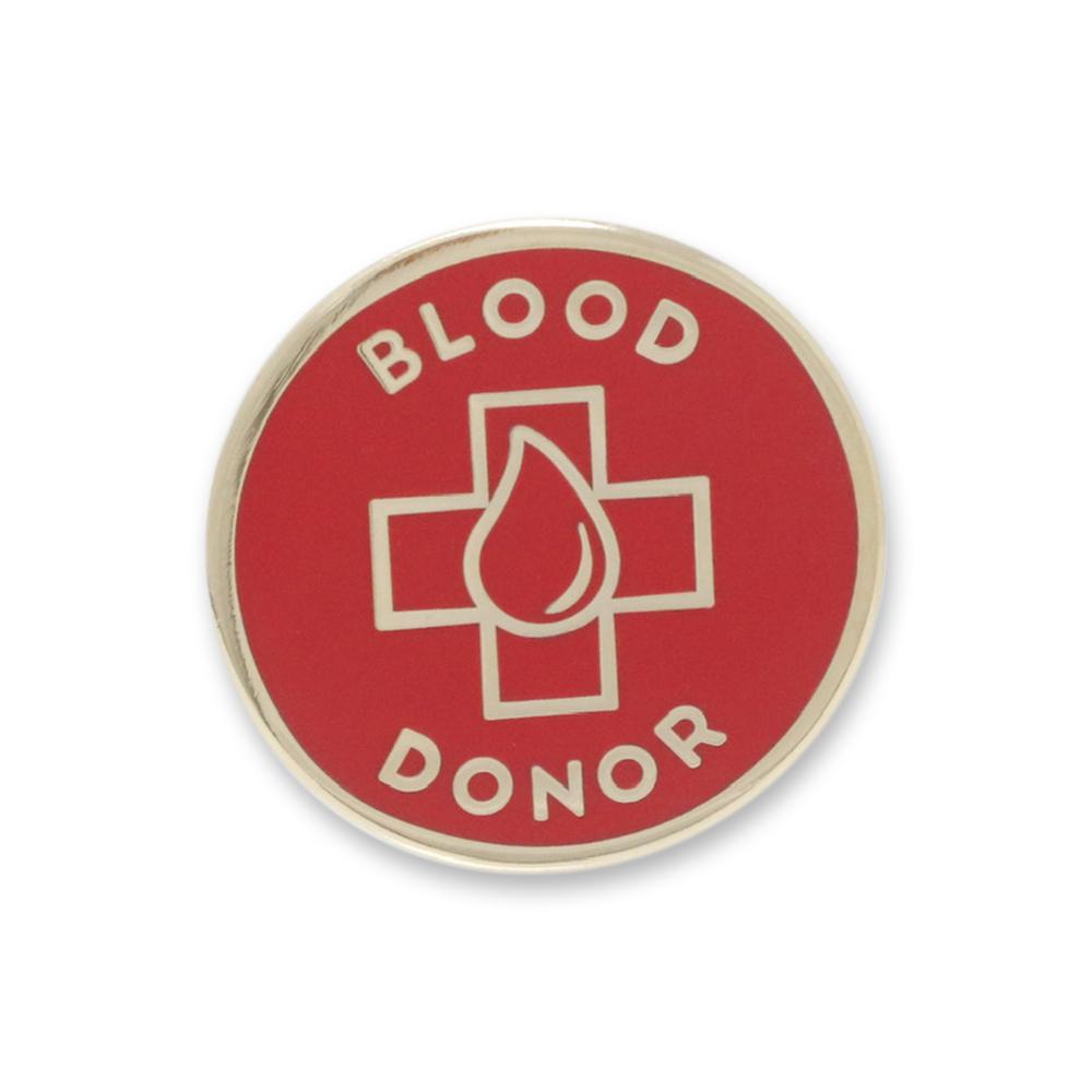 Blood Donor Circle Enamel Pin Pin WizardPins 1 Pin 
