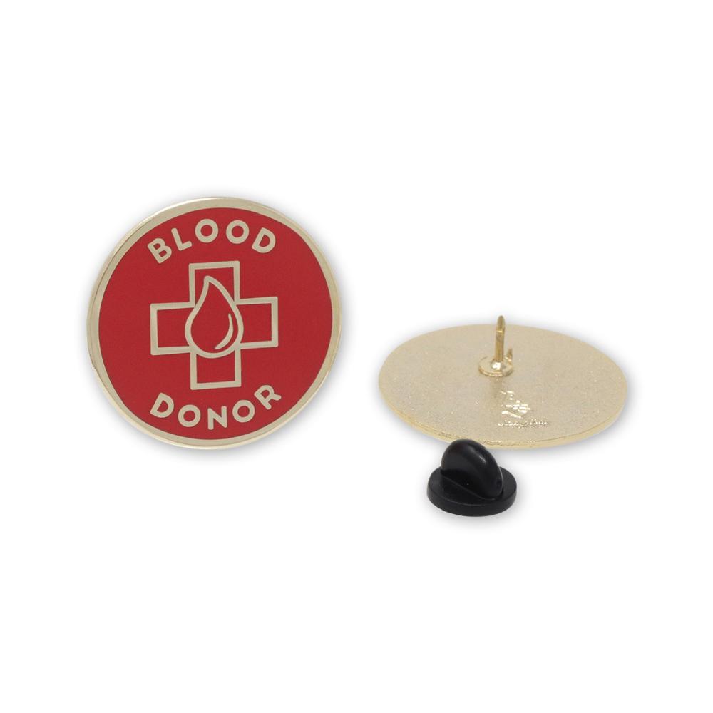 Blood Donor Circle Enamel Pin Pin WizardPins 5 Pins 