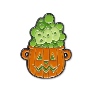 Jack O Lantern Pumpkin Boo Goo Halloween Enamel Pin Pin WizardPins 1 Pin 