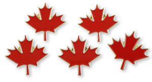 Canadian Maple Leaf Lapel Pin Pin WizardPins 100 Pins 