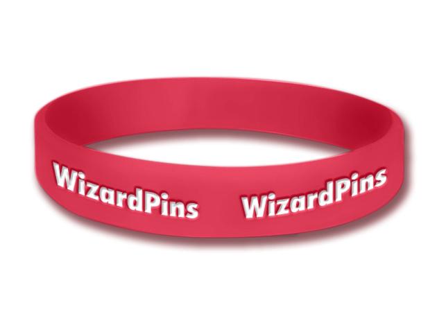 Custom Ink Filled Wristband Cardinal 1 (Extra Wide)
