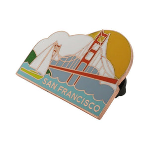 San Francisco Golden Gate Bridge Bay Souvenir Pin Pin WizardPins 1 Pin 