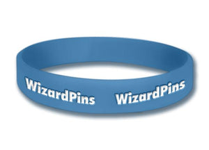 Custom Ink Filled Wristband Cool Blue 1 (Extra Wide)