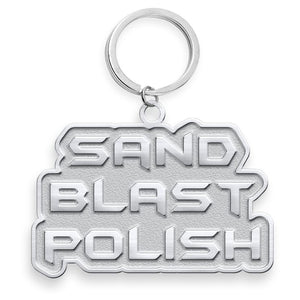 Custom Die Struck Sandblast Polish Keychains Custom Keychains WizardPins 
