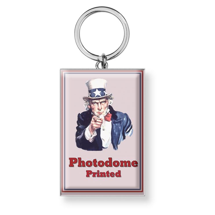 Custom Photodome Printed Keychains Custom Keychains WizardPins 