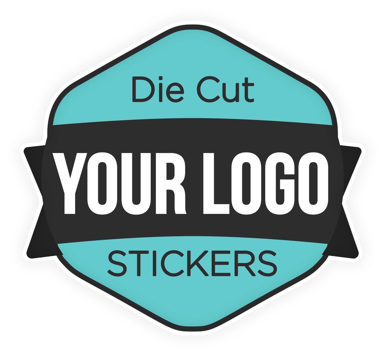 Custom logo stickers