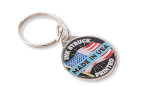 Custom Made in USA Dimensionally Printed Keychains