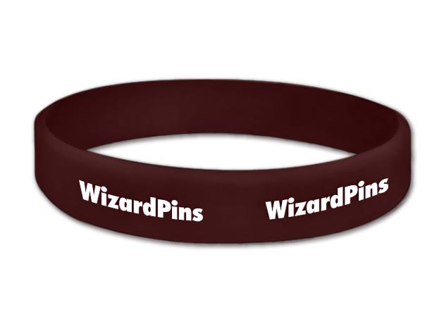 Custom Printed Wristband Dark Chocolate 0.5 (Most Popular)