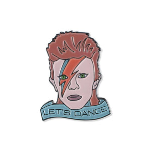 David Bowie Let's Dance Tribute Enamel Lapel Pin Pin WizardPins 1 Pin 