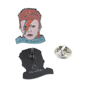 David Bowie Let's Dance Tribute Enamel Lapel Pin Pin WizardPins 5 Pins 