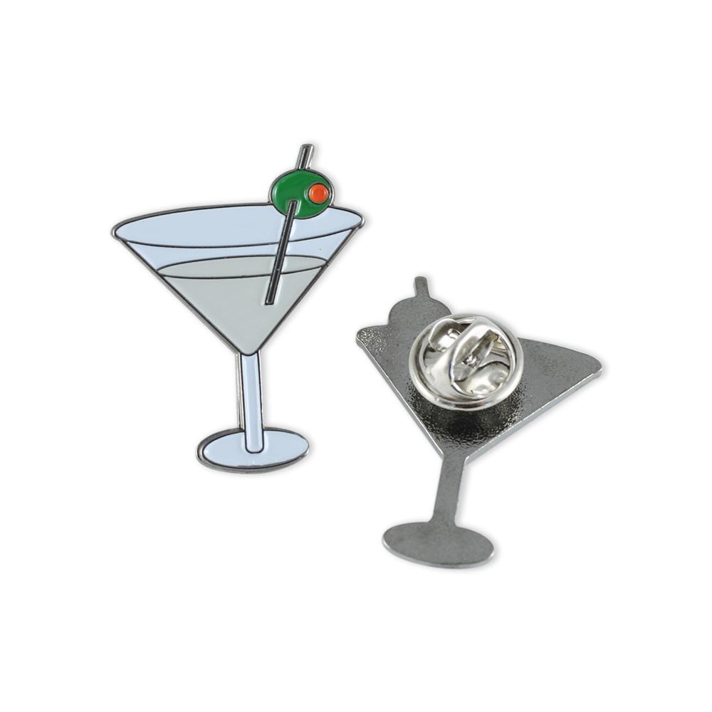 Dirty Martini with Olive Enamel Diestruck Lapel Pin Pin WizardPins 5 Pins 