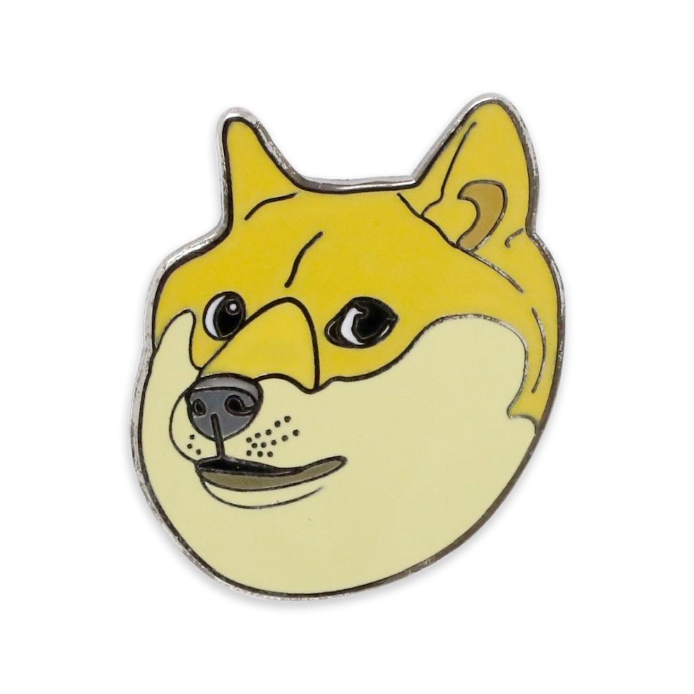 Doge Meme Shiba Inu Japanese Dog Hard Enamel Lapel Pin Pin WizardPins 1 Pin 