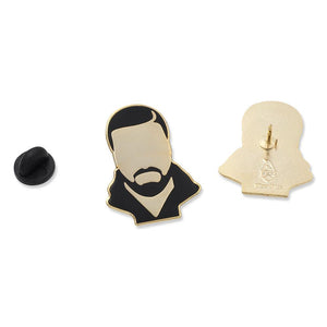 Drake Minimalist Head Enamel Pin Pin WizardPins 5 Pins 
