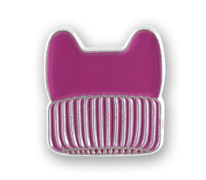 Pink Magenta Pussycat Hat Enamel Pin Pin WizardPins 10 Pins 