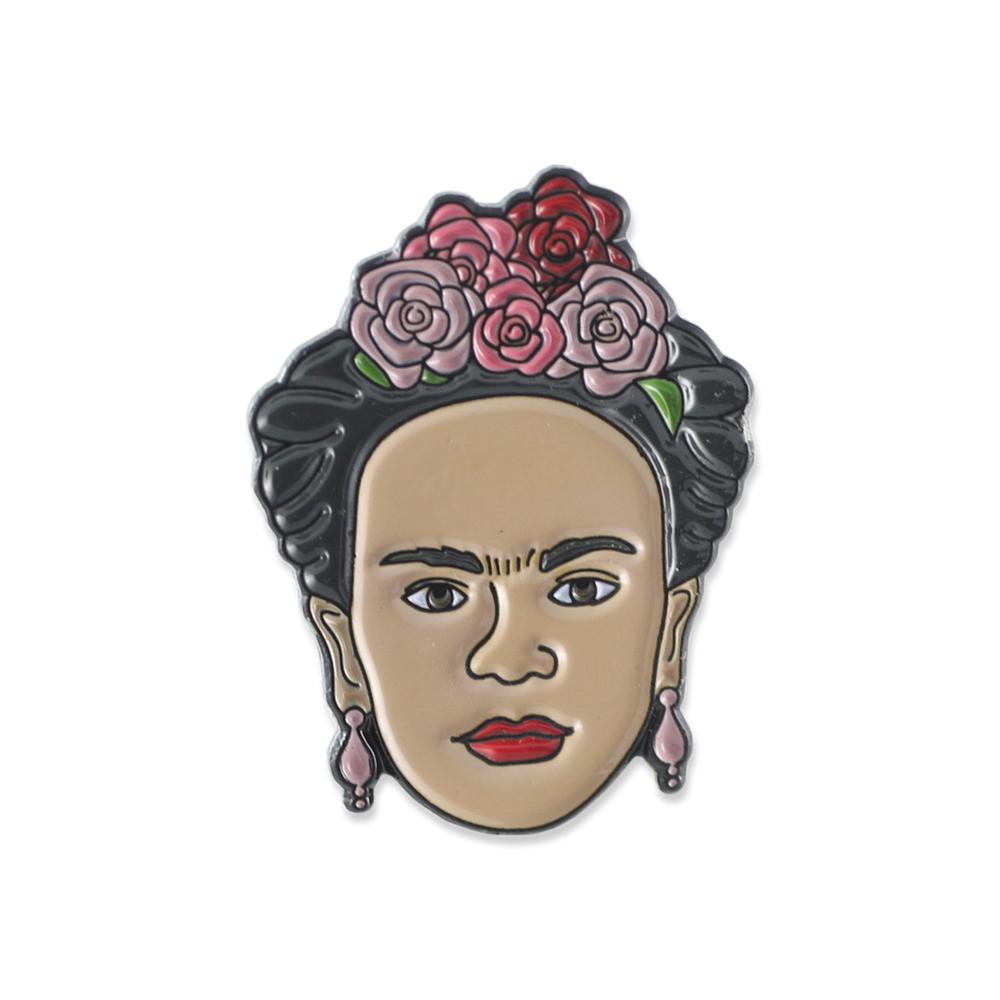 Frida Kahlo "I'm Just as Strange as You" Enamel Pin Pin WizardPins 1 Pin 